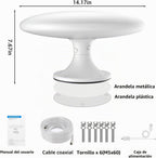 Antena de TV RV al aire libre para cámper, antena digital RV montaje en