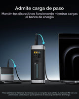 CUKTECH NO.20 Cargador portátil de 140W, banco de energía de 25,000...