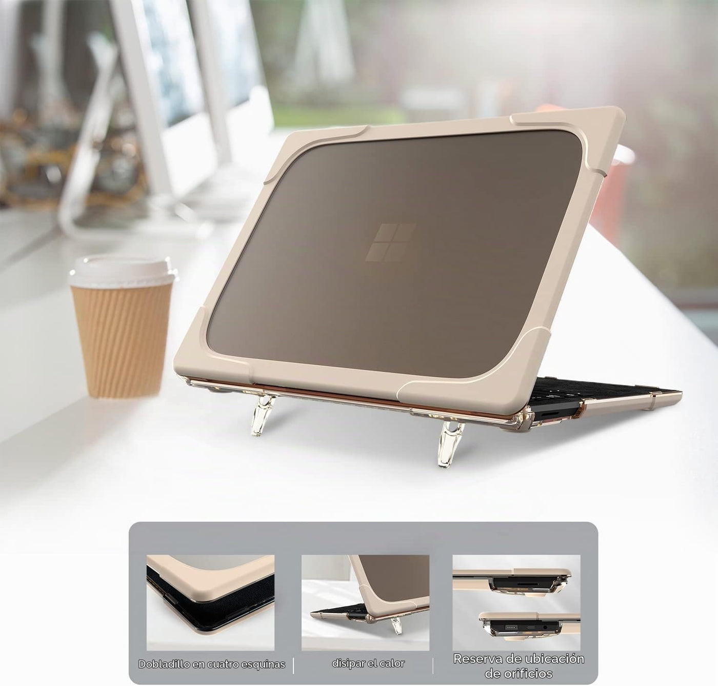 Batianda Funda resistente para laptop Microsoft Surface 5 4\/3 de 1...