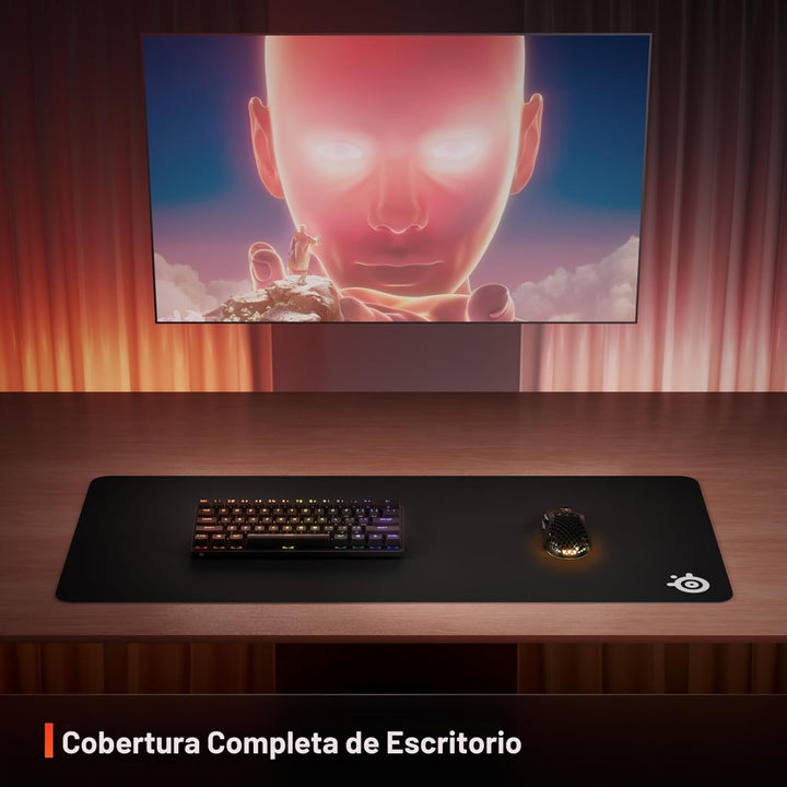 SteelSeries QcK - Alfombrilla de mouse para juegos, tela XXL, segui...