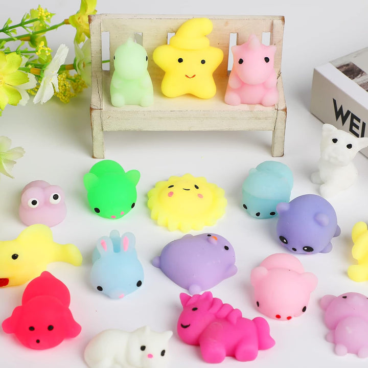 80 juguetes esponjosos Mochi, mini Kawaii Squishy Fidget Toys Bundl...