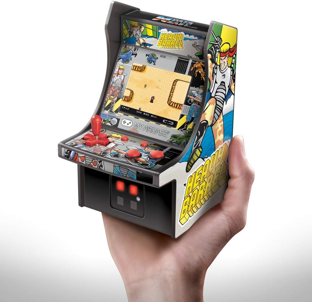 My Arcade Micro Player Mini Arcade Machine: Heavy Barrel Video Game...