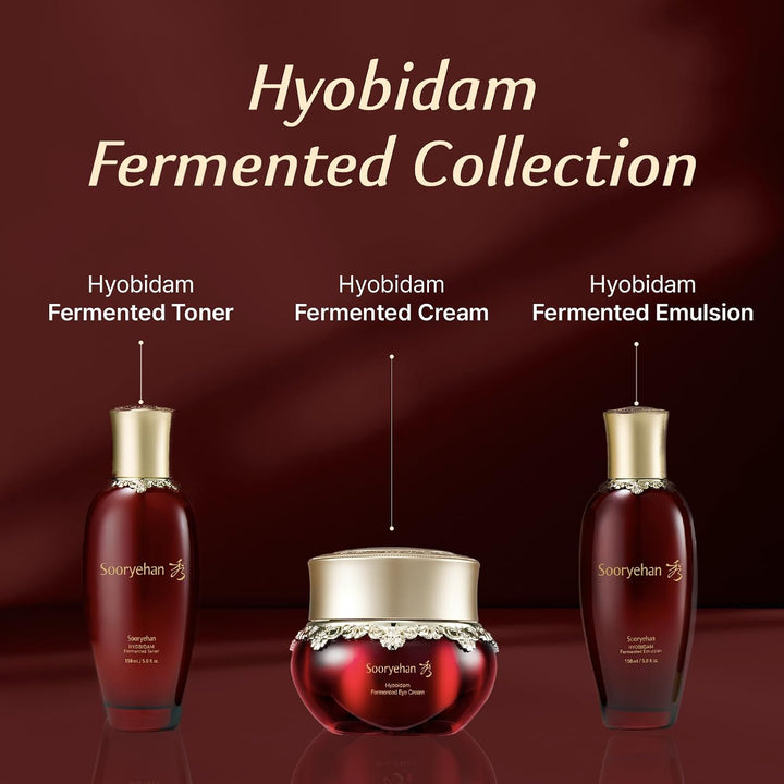 Sooryehan HYOBIDAM Crema de ojos fermentada, cuidado de la piel cor...