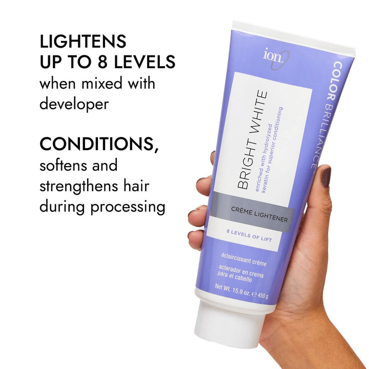 Ion Aclarador de crema blanco brillante 15.9 oz