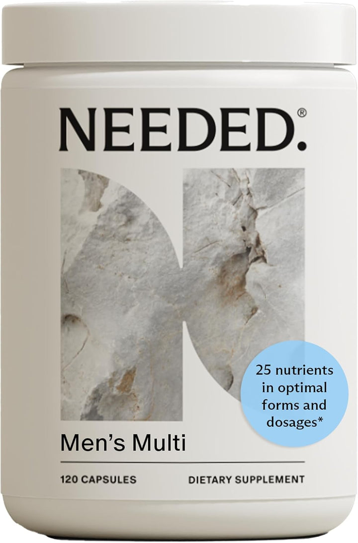 Needed. Multivitamínico para hombres \u2013 25 nutrientes óptimos p...
