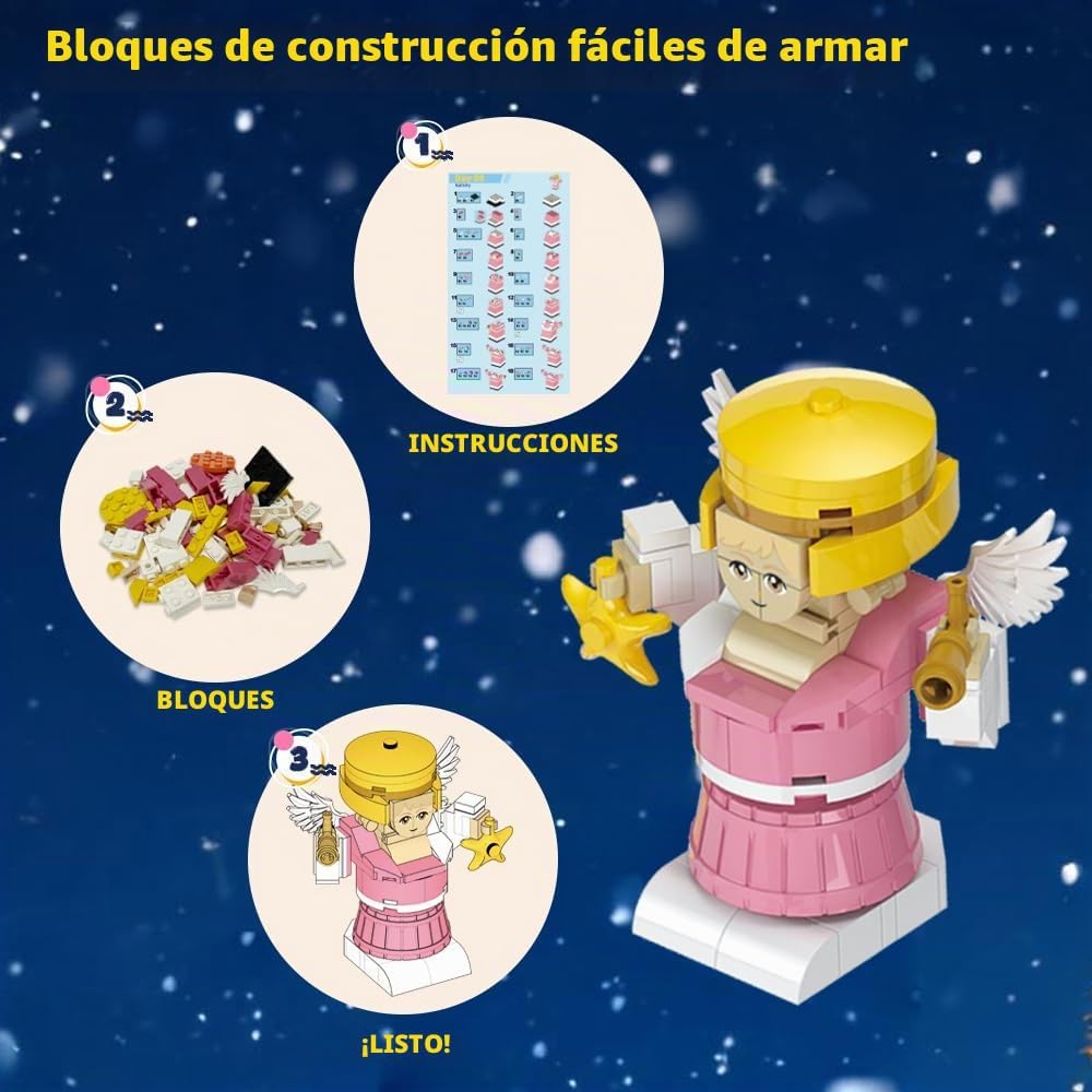 Calendario de Adviento de Nativity 2026 para niños, juego de bloques de
