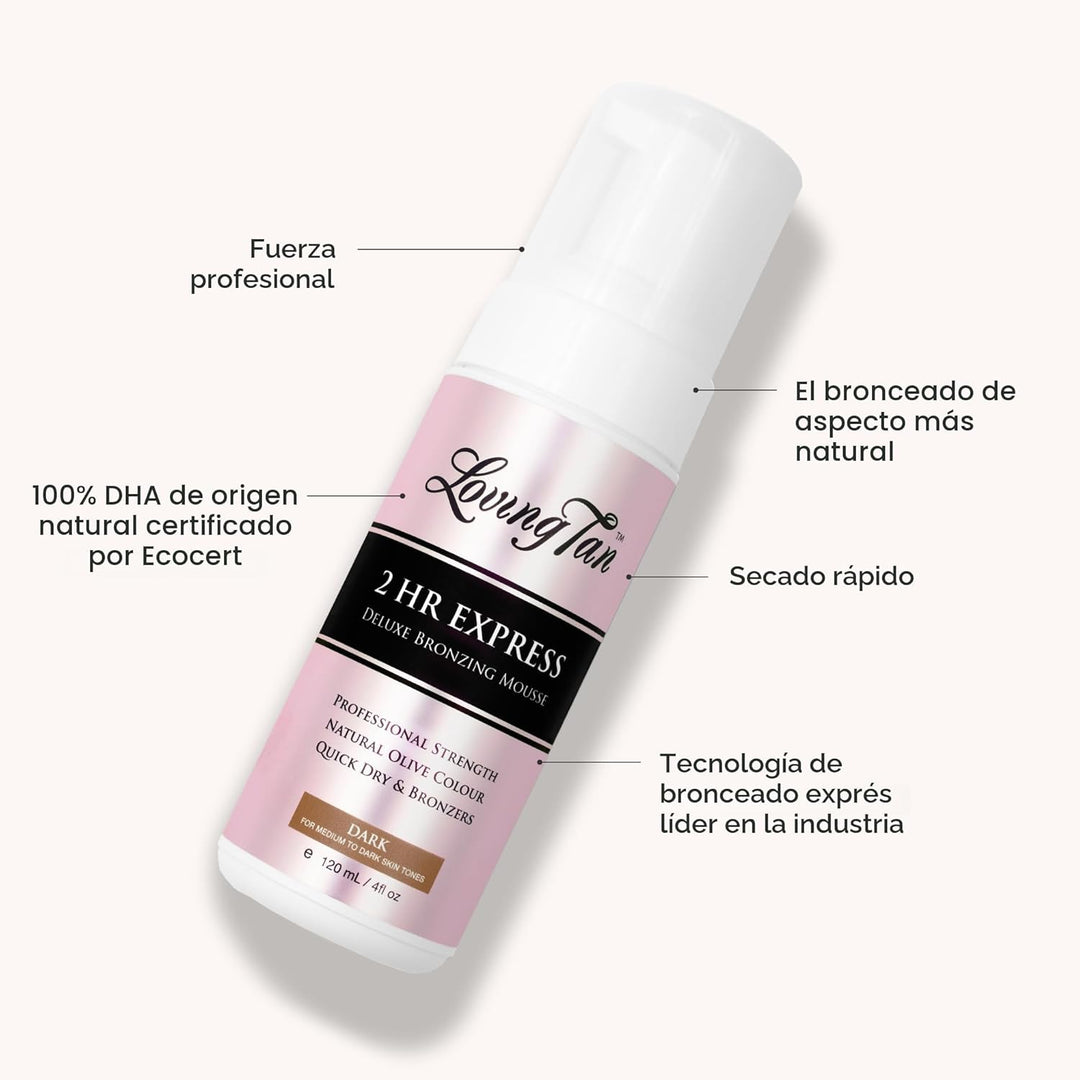 Loving Tan 2 HR Express Deluxe Bronzing Mousse, oscuro