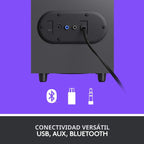 Logitech Altavoces Bluetooth Z407 para computadora con subwoofer y...