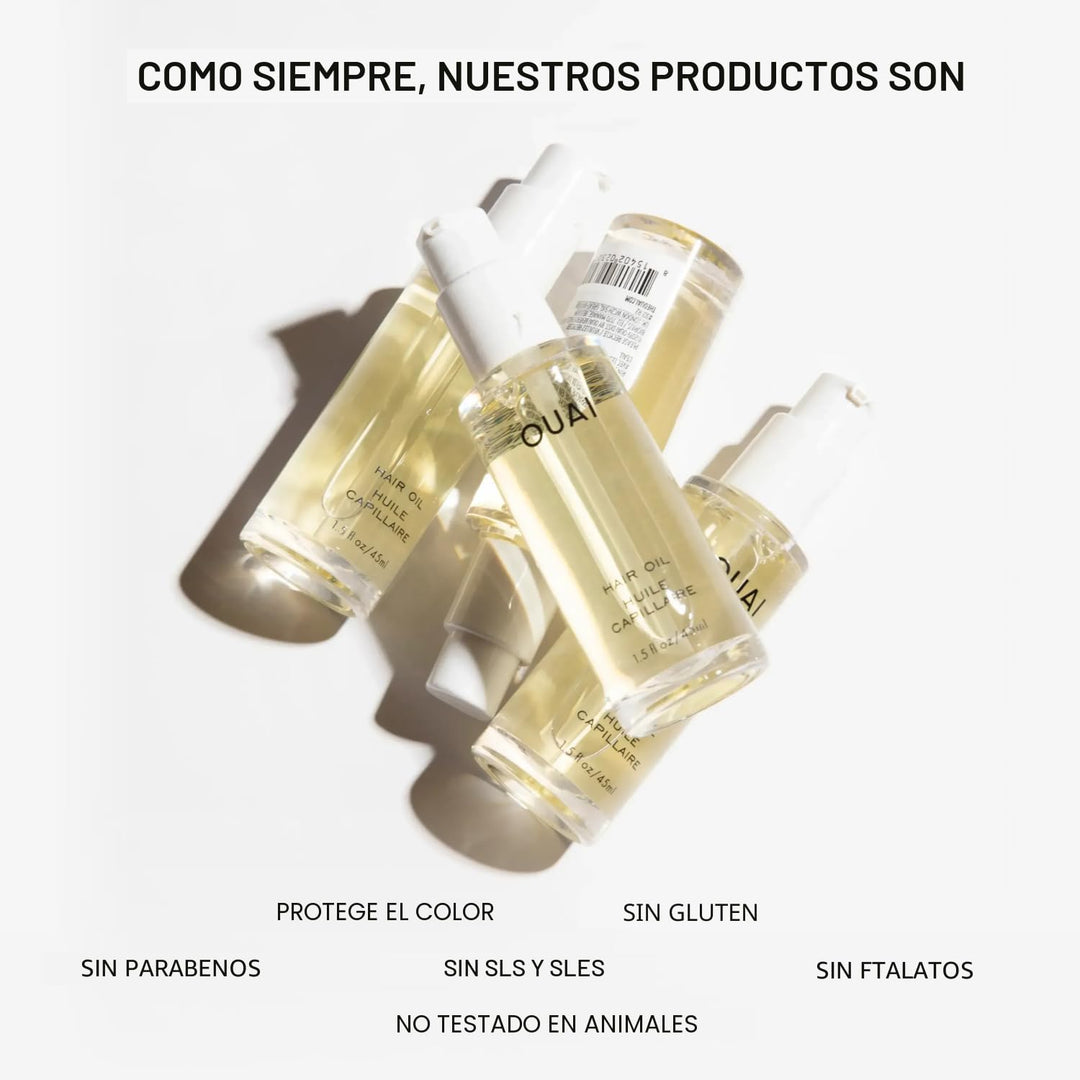 Aceite para el cabello OUAI tamaño de viaje - Aceite protector térm...