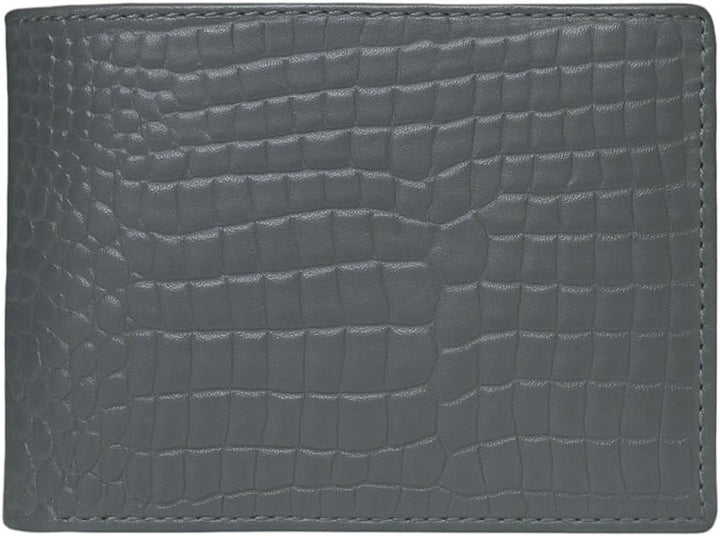 Cartera de cuero para hombre con bloqueo RFID para hombre, diseño m...