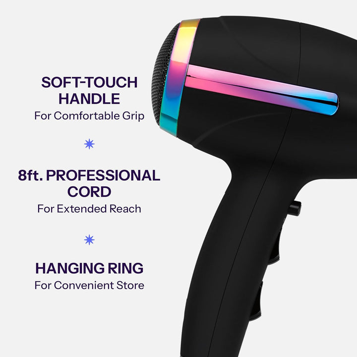 HOT TOOLS Secador de pelo profesional de cerámica arcoíris \u2013 S...