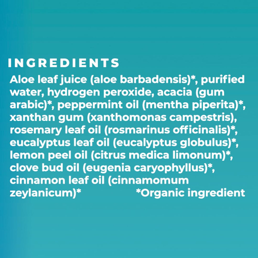 Essential Oxygen, Enjuague de cepillado orgánico certificado, combo...