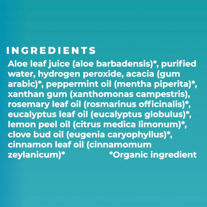 Essential Oxygen, Enjuague de cepillado orgánico certificado, combo...
