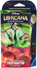 Ravensburger Disney Lorcana TCG: The First Chapter - Cubierta de inicio para un jugador Ruby & Emerald | Juego atractivo | Más de 200 obras de arte originales de Disney | Ideal para mayores de 8 años