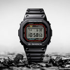 Casio G-Shock Serie Digital 5000 Reloj de Resina Negra 42.3mm - DW5000R-1A