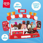 Casdon Juego oficial de heladería | Juguete de simulación de helados para niños mayores de 2 años | con buen humor, paleta, magnum, Klondike y Breyers