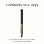 INFINITI PRO CONAIR Plancha de pelo de cerámica en oro rosa, planch...