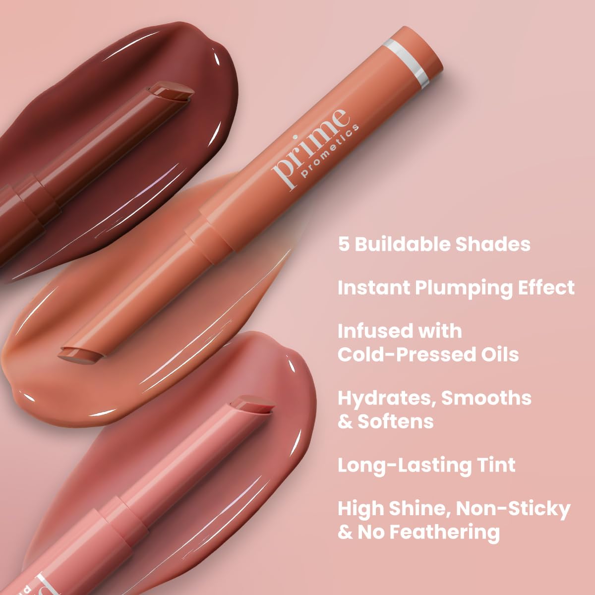 PRIME PROMETICS Bálsamo labial voluminizador PrimeLip para mujeres...