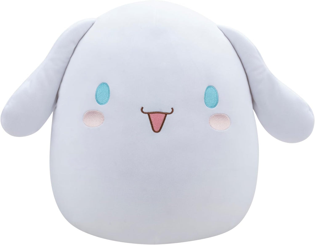 Squishmallows Peluche original de Sanrio Cinnamoroll de 14 pulgadas, peluche oficial de Jazwares grande y ultrasuave