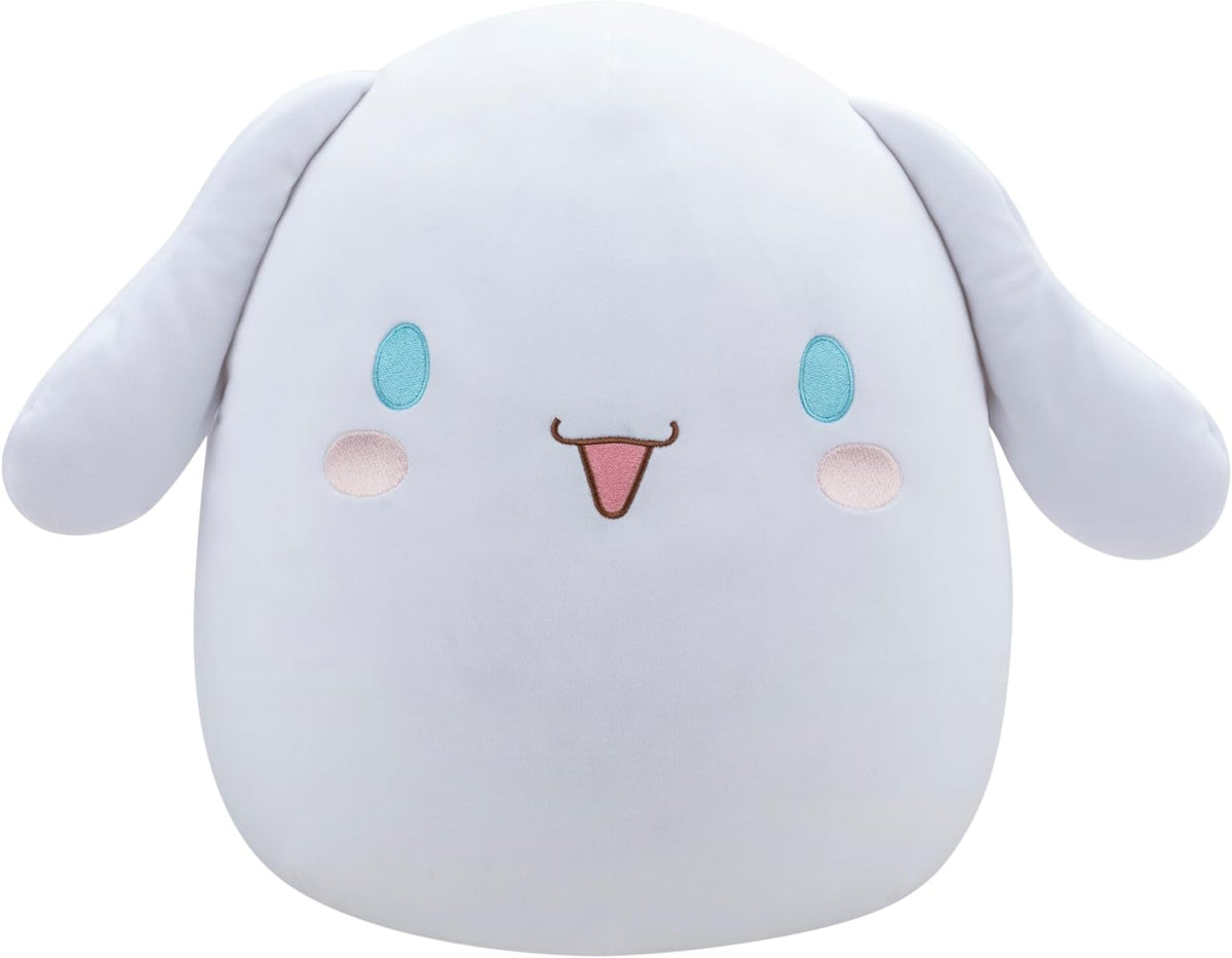 Squishmallows Peluche original de Sanrio Cinnamoroll de 14 pulgadas, peluche oficial de Jazwares grande y ultrasuave