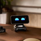 LOOI Robot-Space Black-AI Compañero de escritorio, interacción de voz ChatGPT y Gemini, comprensión visual, personalidad y memoria, carga inalámbrica de 10 W, regalo de tecnología y dispositivo, mascotas electrónicas, juguete, geek, configuración de escri