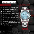 RollsTimi Pagani Design DD40 PD1783 - Reloj para hombre, NH36A, movimiento automático japonés, calendario día/fecha, pulsera de acero inoxidable, cristal de zafiro, reloj automático de lujo para