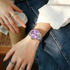 OLEVS Reloj Femenino Clásico de Mujer para Damas Análogo Acero Inoxidable Resistente al Agua Luminosa Día Fecha Dos Tonos de Fácil Lectura en la Muñeca