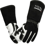 Guantes de soldadura TIG ARCCAPTAIN: cuero de grano de cabra premium, destreza, comodidad, guantes TIG duraderos para protección laboral