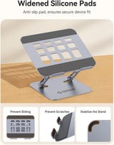 ORICO ST11 - Soporte ergonómico para computadora portátil, elevador...
