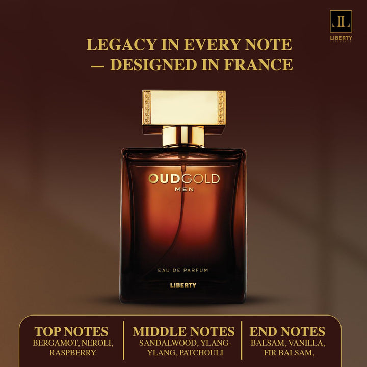 Perfume Liberty Oud Árabe para Hombre, Lujo de Larga Duración con N...