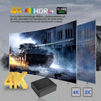 Android TV Box 2026 H618 4K Ultra HD Dispositivo de transmisión para TV