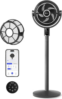 LEVOIT Ventilador de pie para dormitorio, ventilador de pedestal os...
