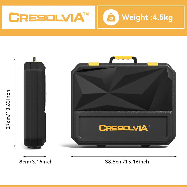 CRESOLVIA Kit de herramientas de 209 piezas para el hogar, juego de...
