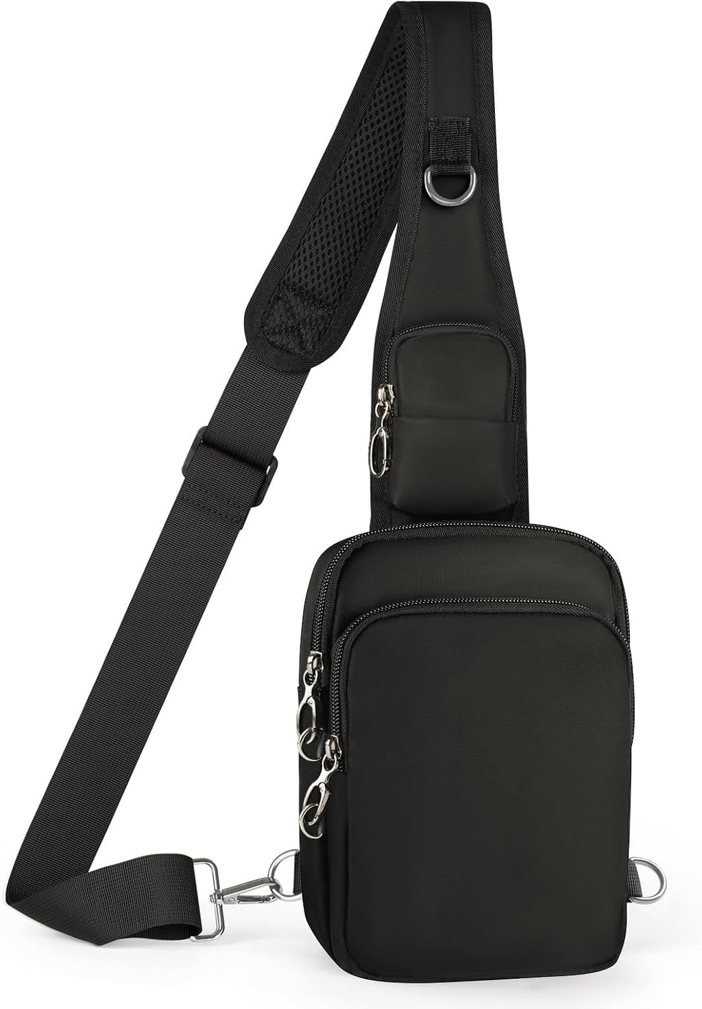 BROADREAM Bolso bandolera con cierre antirrobo, bloqueo RFID y resistente al agua para viajes, trabajo y deportes