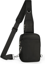 BROADREAM Bolso bandolera con cierre antirrobo, bloqueo RFID y resistente al agua para viajes, trabajo y deportes