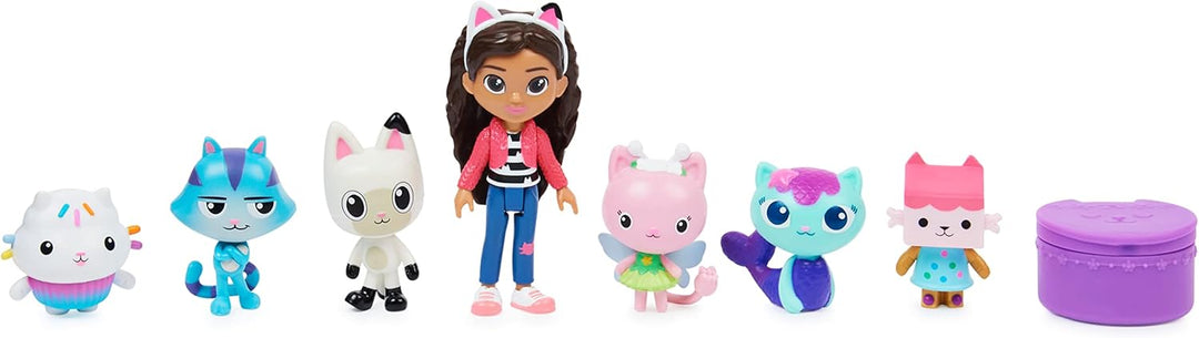 Gabby's Dollhouse, set de regalo de figura de lujo con 7 figura...