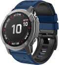 Correa de reloj de 0.866 in para Garmin Fenix 7 Fenix 6 Pro Solar Fenix 5 Correa de reloj de silicona de liberación rápida para Garmin Instinct 2 Solar Forerunner 965 955 945 epix 2 pro