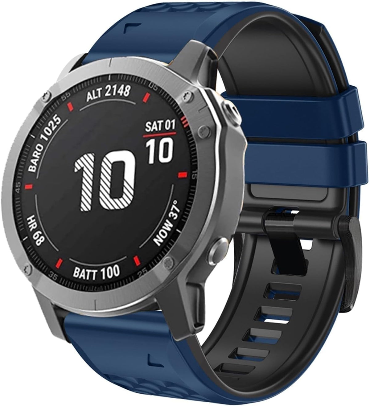 Correa de reloj de 0.866 in para Garmin Fenix 7 Fenix 6 Pro Solar Fenix 5 Correa de reloj de silicona de liberación rápida para Garmin Instinct 2 Solar Forerunner 965 955 945 epix 2 pro