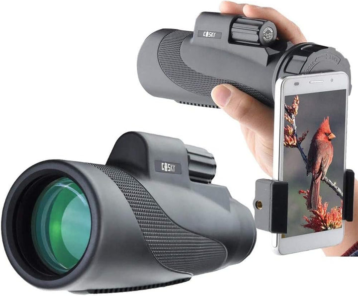 Gosky Titan - Telescopio monocular 12X50 con soporte para