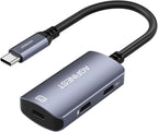 Adaptador de gafas USB C a AR Adaptador de alimentación y juego para gafas