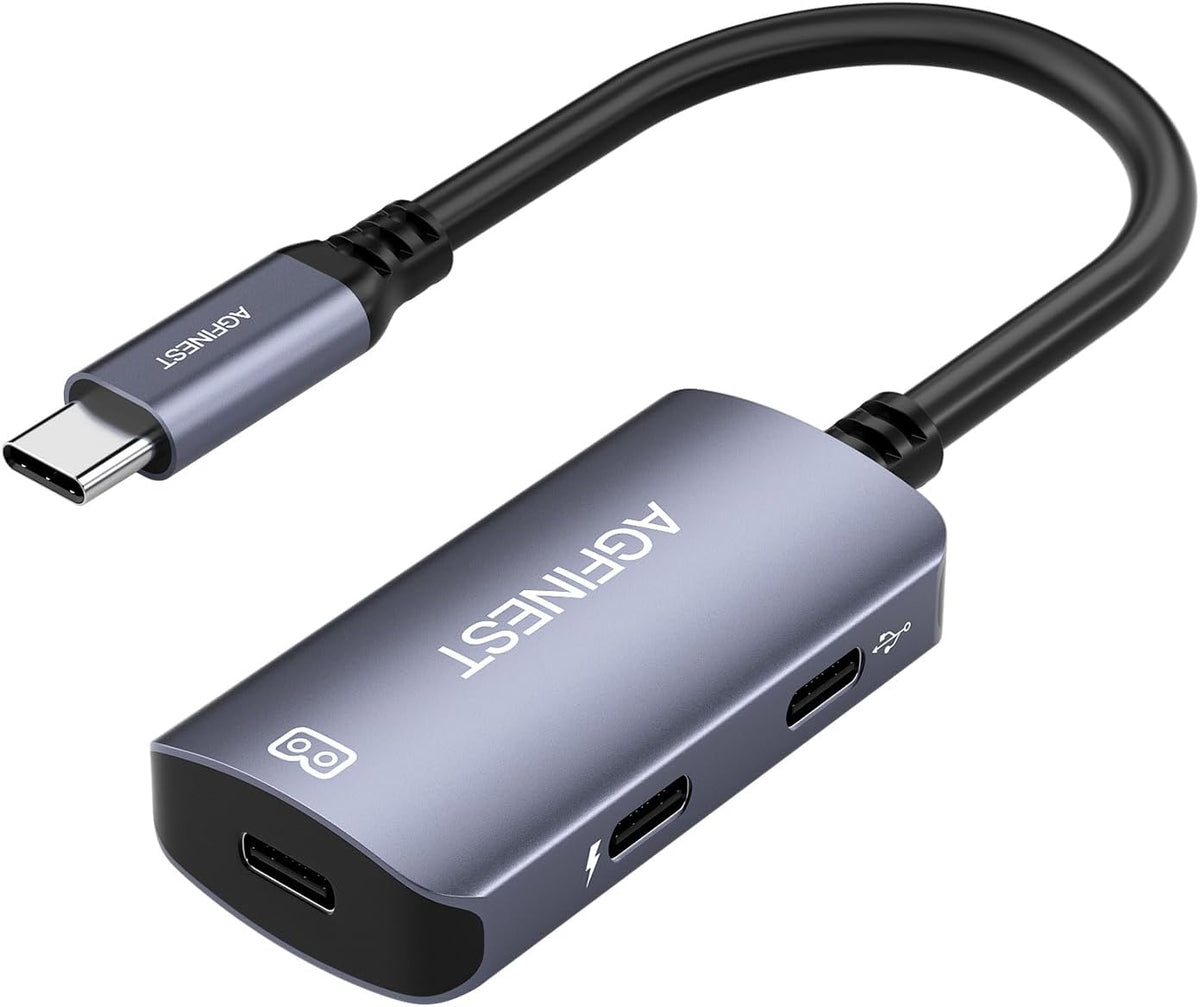 Adaptador de gafas USB C a AR Adaptador de alimentación y juego para gafas