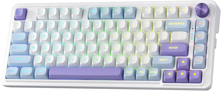 Redragon K673 MAX 75% teclado para juegos RGB inalámbrico con junta...