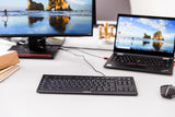 CHERRY Teclado Stream TKL con cable USB TenKeyLess versión compacta...