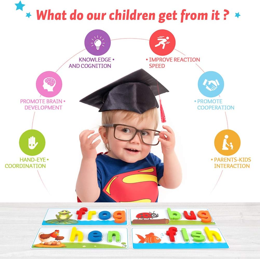 KMUYSL Juguetes de aprendizaje para niños y niñas de 3 4 5
