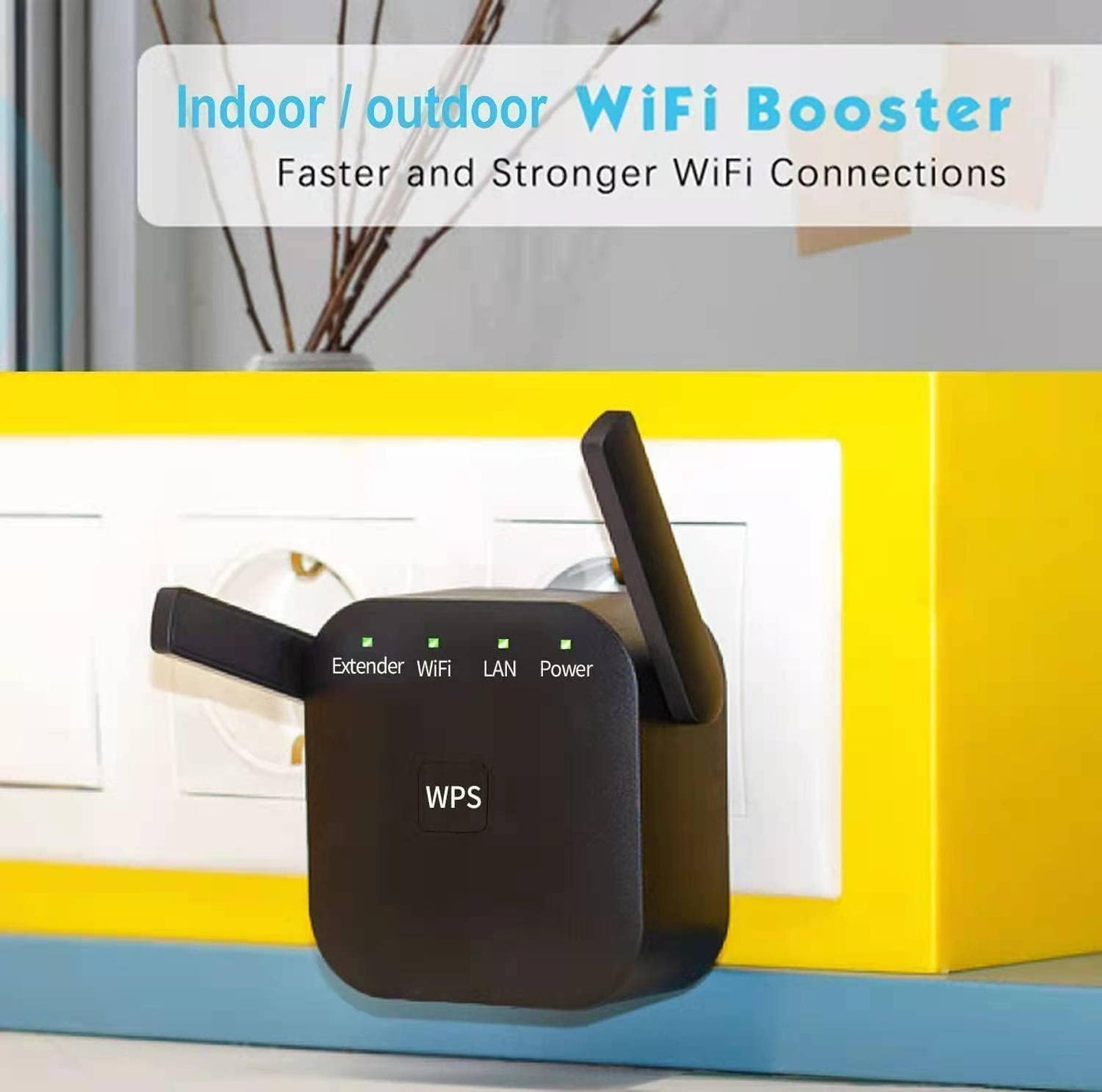 Extensor WiFi más rápido repetidor WiFi amplificador WiFi