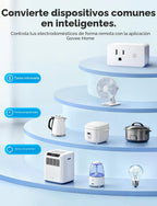 Govee - Enchufe inteligente con monitoreo de energía, salida WiFi Bluetooth, paquete de 4