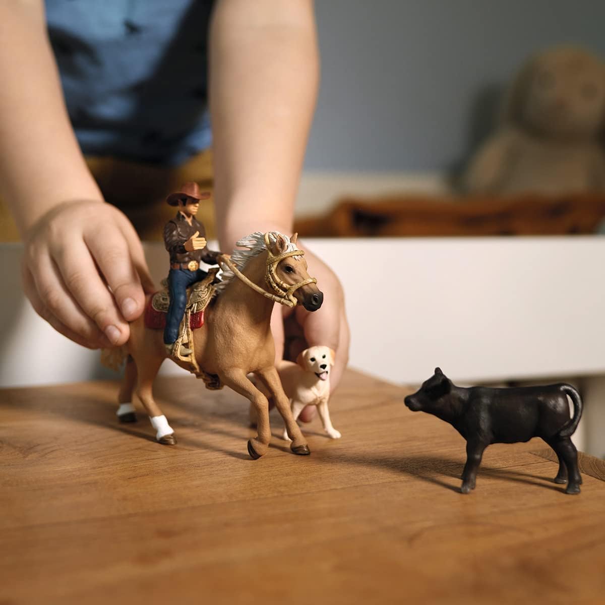 Schleich Farm World - 6 aventuras de equitación occidental - Niños a partir