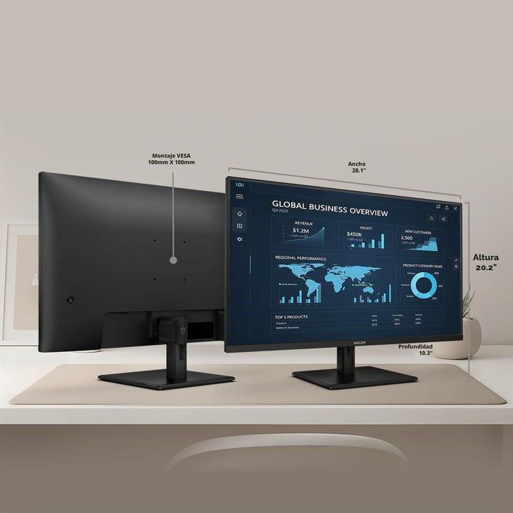 Philips 32E1N1100L monitor de computadora de 32 pulgadas FHD 100Hz...