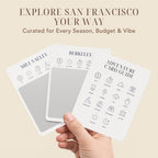 Tarjetas de lista de deseos de San Francisco Adventure, 50 tarjetas para