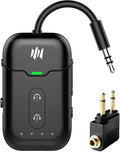 Receptor transmisor Bluetooth, adaptador de audio inalámbrico para avión/TV